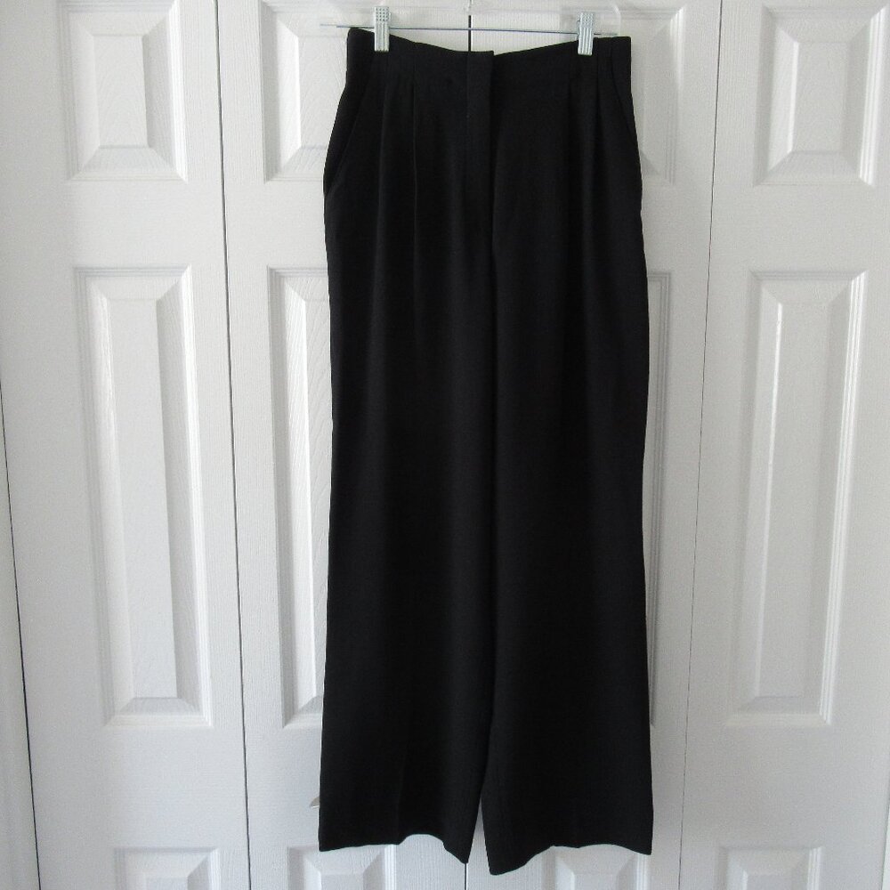 Liz Claiborne Collection Woman's Black Dress Pant with Side Pockets